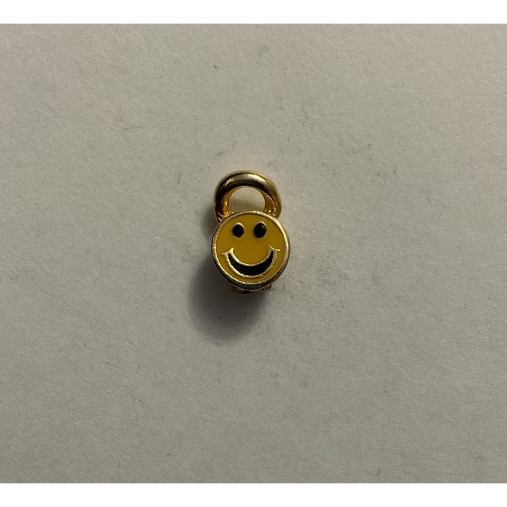 Religious Cute Pin Happy Smiley Face w Halo Christian Lapel Brooch Pinback